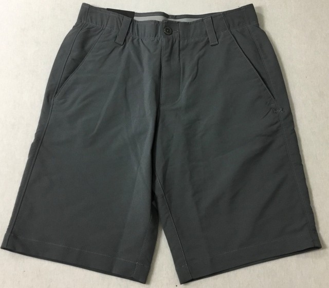 Under Armour Mens UA Matchplay Flat Front Golf Shorts - 1253487 Several Colors 30 Gray for sale 