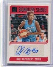 2019 WNBA Donruss Panini ANGEL MCCOUGHTRY Signature Series Auto ATLANTA DREAM
