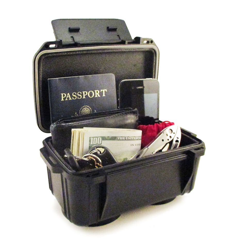 Deep Secret Under Car Compartment - Magnetic Stash Box 190lbs Pull