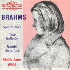 Martin Jones-Brahms Complete Piano Works Volume 1 CD POSTED 48 HOURS TRACKED