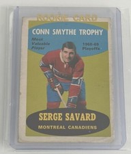 1969-70 O-Pee-Chee Serge Savard #210 Rookie RC HOF Montreal Canadiens OPC Card. rookie card picture