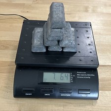 7.6 LBS - Lyman Mold Lead Bars for Fishing Sinkers, Lures, Toys, Bullets.