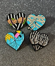 Spooky Booty Enamel Pin Collection – Halloween Butt Pins with Gothic Flair