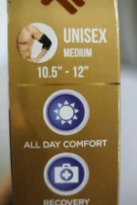 NEW CopperTek Copper Infused Compression Recovery Non-Slip Elbow Sleeve Sz L, XL