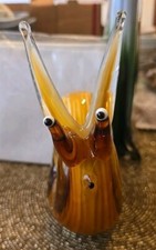 Handcrafted Glass Snail 7.5" H X 5.5" W