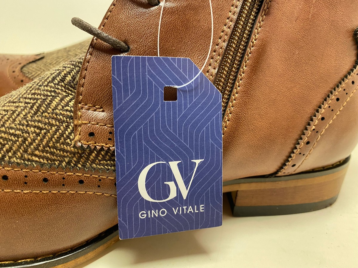 Men’s new size 10 Gino Vitale tie boot Gino Vitale Men main image 4