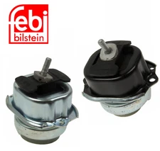 For BMW X5 X6 Engine Motor Mount Hydraulic Set 2pcs OE Febi 3.0si xDrive30i 35i