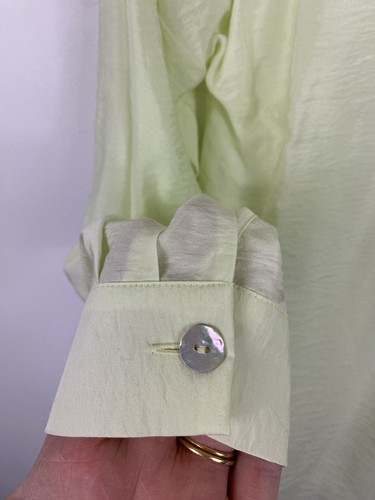 Mint Velvet Top Womens Size XS UK Green Relaxed Blouse Longline Light BNWT - Picture 19 of 21