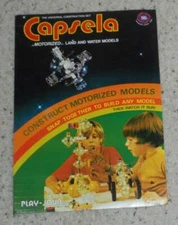 Vintage 1970s Play Jour Capsela Advertising Store Display Cardboard Stand Up