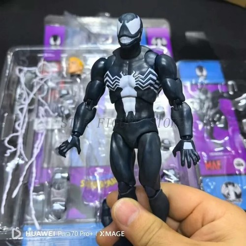 MAF Venom Actionfigur Mafex No.088 Spider-Man Modellspielzeug für Marvel Fans & Kinder - Bild 15 von 17