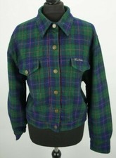 Thomas Burberry Women Short Jacket Size Uk 12 Black Made In Italy