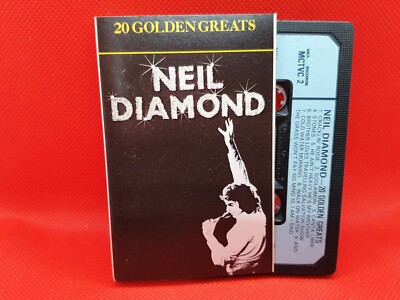 Neil Diamond - 20 Golden Greats (1979) Audio Cassette Rare (VG+)