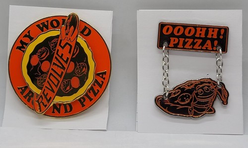 Disney Parks Pixar FLAIR Pin Set Toy Story Aliens Pizza Planet Spinner #156974 - Picture 13 of 19