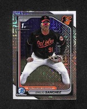 2024 Bowman Chrome - Prospects Emilio Sanchez 1st #BCP-241 Mojo Refractor (RC)