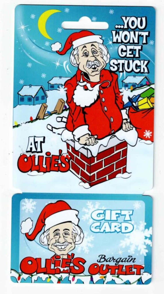 Ollie's Bargain Outlet Gift Card - Christmas Holidays - Santa Chimney - No  Value