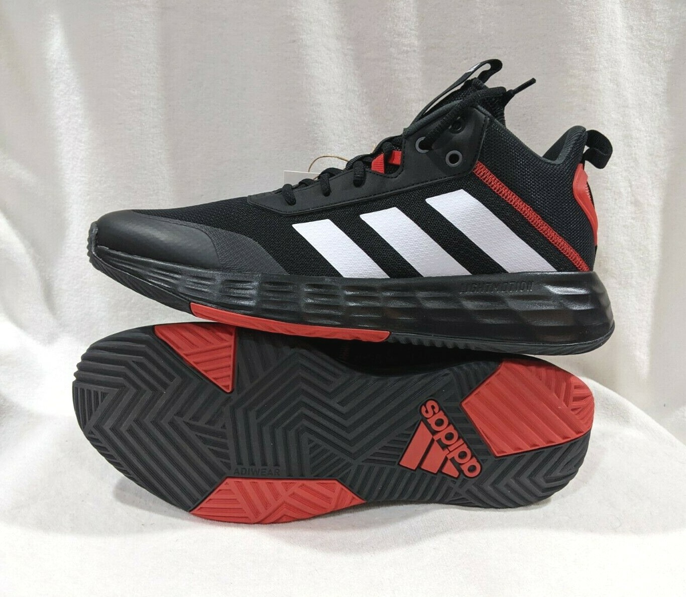adidas Men\u0026#039;s Ownthegame Black/White/Red Basketball Sneakers - Size 13  NWB H00471 | eBay