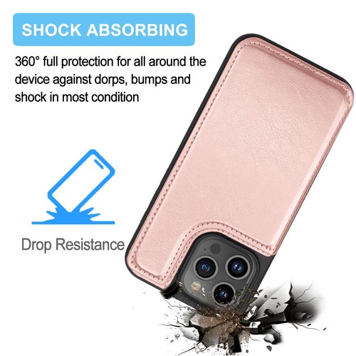 For Apple iPhone 15 14 13 Pro Max/Pro/Plus Leather Wallet Card Holder Case Cover - Picture 14 of 39