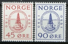 Norway 1960, Royal Society of Sciences set MNH Sc 380-81