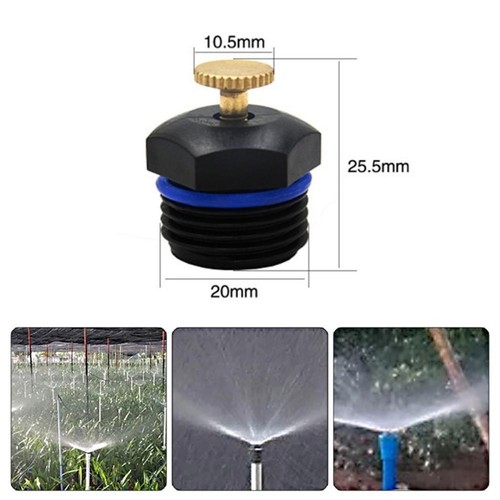 10Pcs New Garden Misting Lawn Irrigation Sprinkler Head Nozzle Spray System 1/2" - Picture 2 of 8