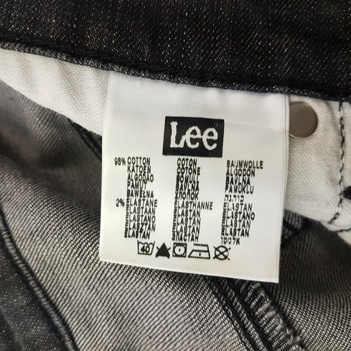 Lee Womens Jeans W30 L30 Straight Graphite Regular Fit Mid Rise RICE Genuine - Picture 10 of 11