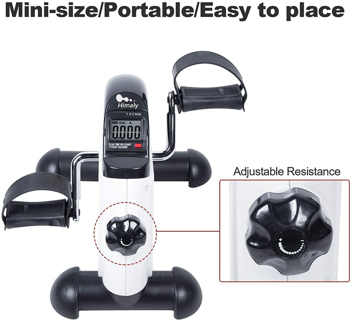 UTEN Mini Bike Heimtrainer – Arm- & Beintrainer Klappbar Mit LCD, Ideal Für Zuhause & Fitnessstudio