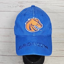 Boise State Broncos Hat Signatures Baseball Cap Men's Adjustable Blue Orange