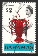 Bahamas, Scott #329, $2 Crawfish, Used