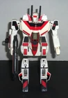 Jetfire G1 80'S Transformer Bandai Tokyo Japan with Weapon, clip & stickers