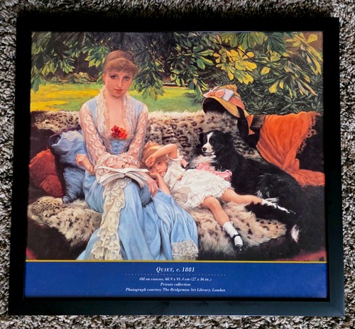James Tissot "Quiet" Framed Picture 1881