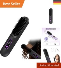 Hochmoderne Glättbürste für Frauen - Haarpflege und Styling unterwegs