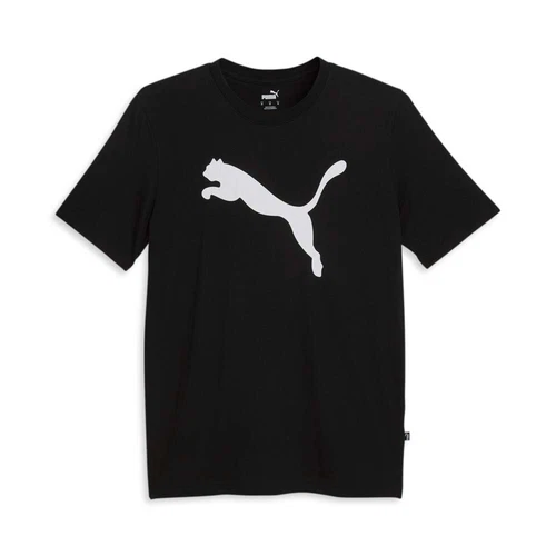 T shirt uomo Puma Essentials logo gatto girocollo manica corta nera top casual