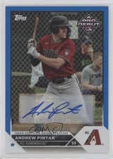 2023 Topps Pro Debut Blue Foil Auto 128/150 Andrew Pintar #PD-75 Auto 11sd