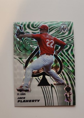 2021 Panini Mosaic - Aces Jack Flaherty #ACE14 Green Mosaic Prizm