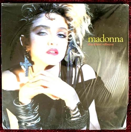 MADONNA FIRST ALBUM RECORD SEALED VINYL ALTERNATE PROMO EUROPE COVER DOUBLE FLAP
