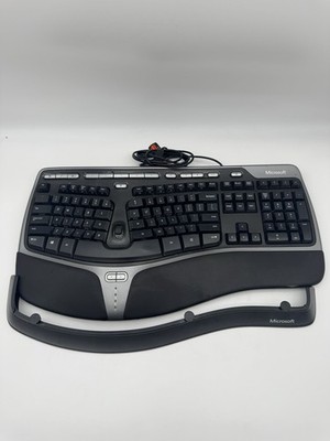 Microsoft 4000 V1.0 KU-0462 1048 lifter Natural Ergonomic Keyboard USB