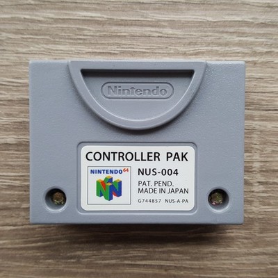 Original Nintendo 64 Controller Pak NUS-004 Adapter
