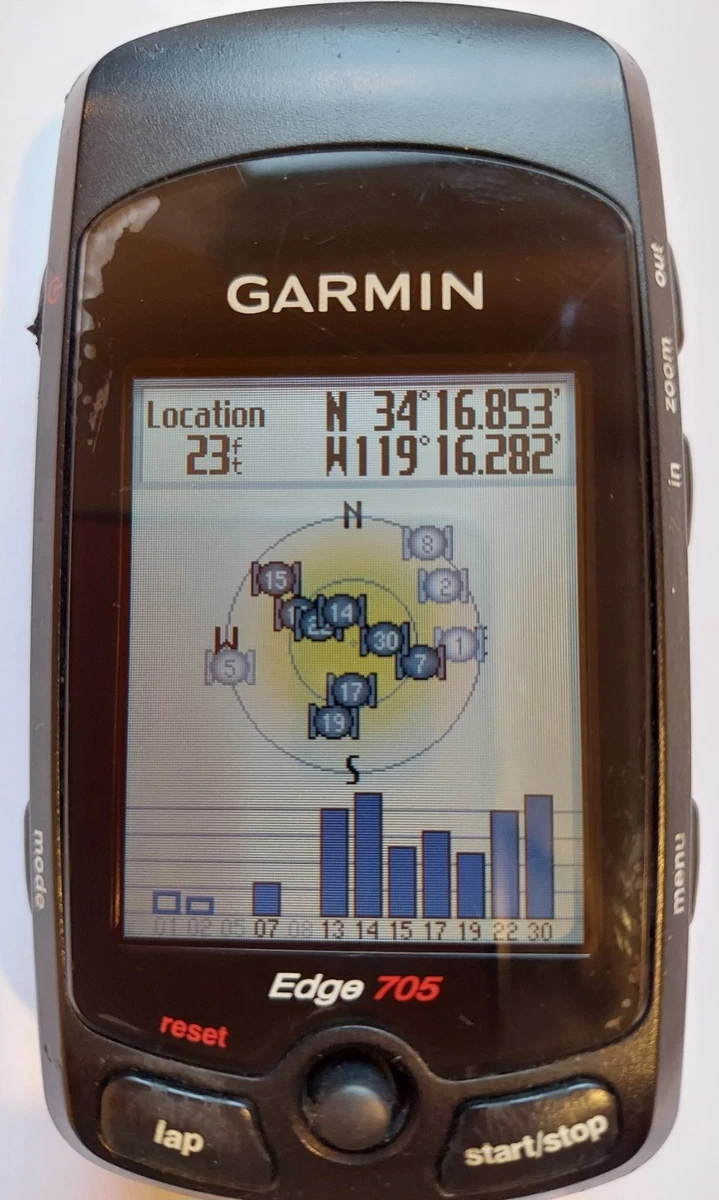 Garmin Edge 605 GPS Pour Vélo – Complet Avec Sa Boîte D'origine, En Super état