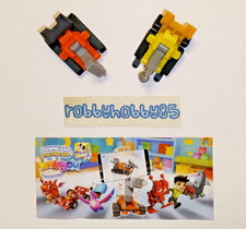 HARD WORKERS COMPLETE SET OF 2 TOYS WITH PAPERS KINDER JOY SURPRISE EGG 2024/25