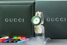 Full set *Near MINT* Gucci Change Bezel 12 color 11/12.2 Women's Quartz New batt