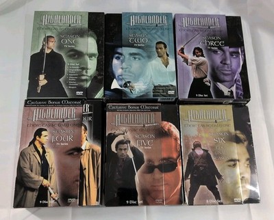 HIGHLANDER The Complete TV Series Season 1-6 Dvd Boxsets Lot Missing 1 disc New