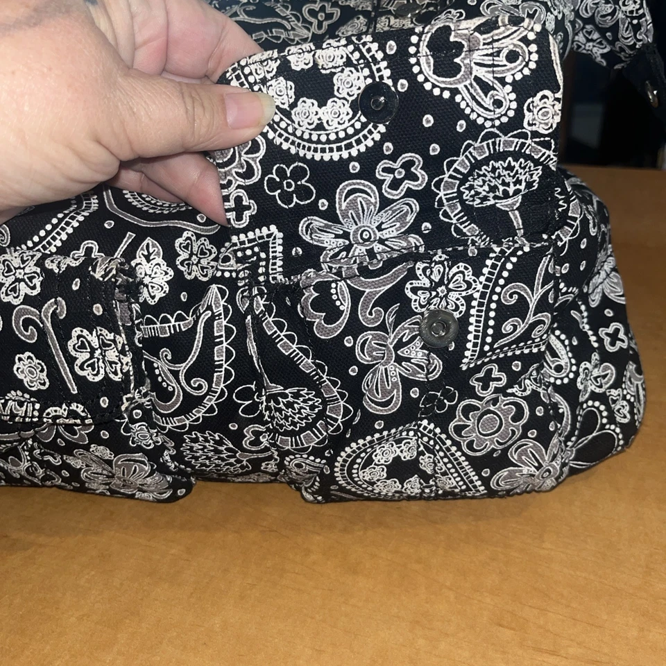 Сумка-тоут Thirty-One с черным принтом - Изображение 2 из 4