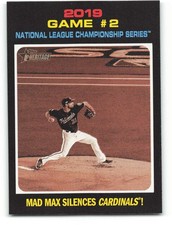 2020 TOPPS HERITAGE #203 MAX'S MASTERPIECE WASHINGTON NATIONALS BASEBALL