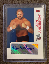 2009 TOPPS WWE ARN ANDERSON AUTO  CARD