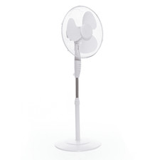 Daewoo Round Base 16" White Pedestal Fan