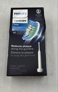 Philips Sonicare 2100 HX3661/04 White Daily Clean Power Rechargeable Toothbrush
