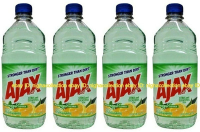 ( LOT 4 Bottles ) Ajax CITRUS & ECULYPTUS All Purpose Cleaner 16.9 ozEach Bottle