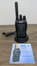 Retevis H777 FRS Walkie Talkies VOX 2W 1000mAh 16CH TOT Two Way Radio Charger