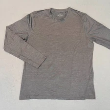 Greyson Shirt Tee T-Shirt Guide Sport Mens Med Logo Wolf Gray Nylon Spandex Golf