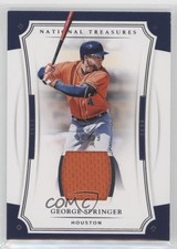 2017 Panini National Treasures 50/99 George Springer #117 o7m