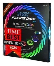 TOSY Flying Disc - 108 RGB Multicolor or 36 Monocolor LEDs, Super Bright Smart